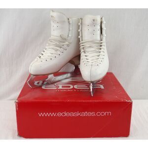 EDEA Overture Girls Skates + Charme Blades | Sz 245, Footbed 9 5/8, 9.25" Blade